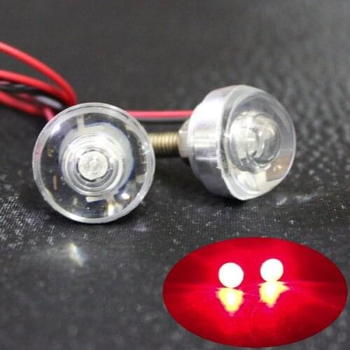 Universal 12V Motorcycle Rear Brake light flash LED Tail Stop Signal Lamp for Taillight License Plate Light Decorative Lamp
