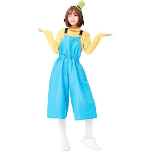 Halloween Cartoon Anime Character Dog Play Strap Dress Cute Puppy Cosplay Halloween Costumes for Women