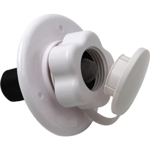 1 piece white water inlet used and made for RV fresh water systems