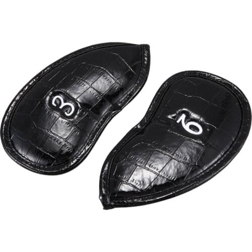 12Pcs Exquisite PU Golf Club Cap Protector Golf Iron Head Cover Set Accessories