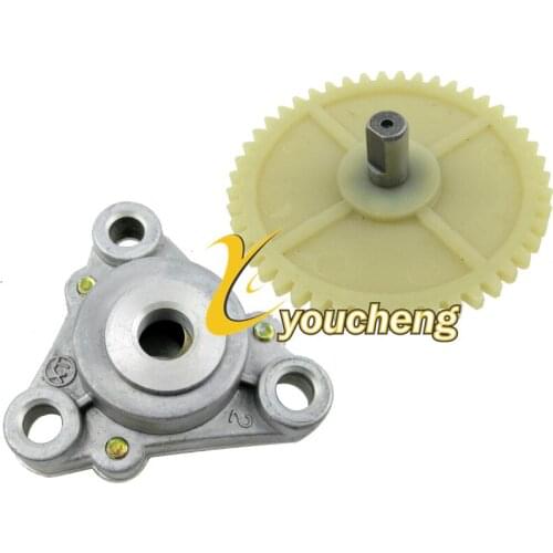 139QMB 139QMA GY6 49cc 50cc Fuel Oil Pump Assembly with Fuel Pump Sprocket Gears Match 22 tooth crankshaft JYBZC-GY650XK