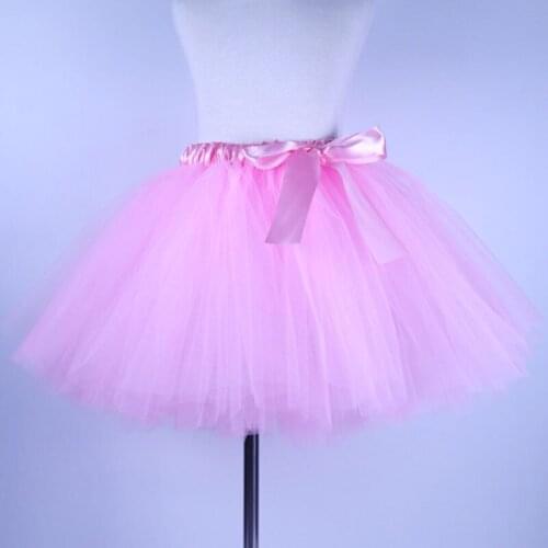 2020 NEW pink tulle kids children toddler baby costume ball gown party dance wedding short pettiskirt girl tutu skirt