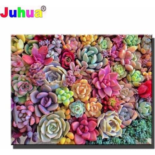 2021 Sale Colorful succulents diamond painting,full,square,round diamond embroidery Sale mosaic diamond diy handwork,Gift
