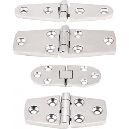 4 Sizes Marine Boat Cabin Door Stainless Steel Hatch Flush Door Hinge Replacement 66 * 30mm 76 * 38mm 103 * 27mm 102 * 38mm