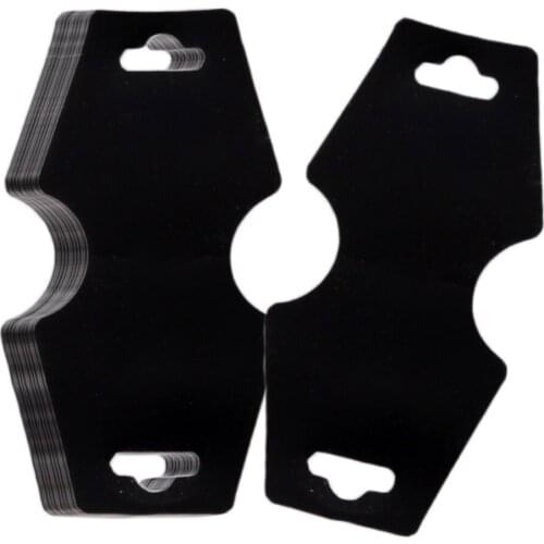 400PCS Blank Kraft PVC Jewelry Necklace Bracelet Hair Elastics Display Hanging Cards Price Tags