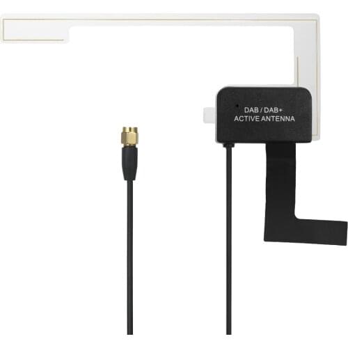 Car Radio Antenna Digital DAB DAB+ Active Antenna SMA Connector Universal