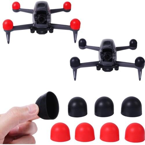 For DJI FPV Motor Cover Combo Drone Engine Protector Dus-tproof Cap Case Drone Protection Silica gel Accessories