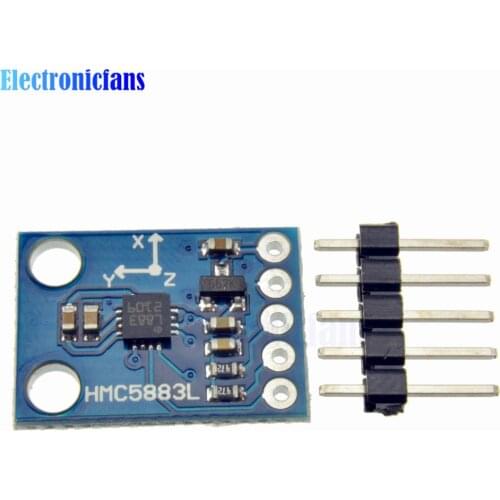 GY-273 HMC5883L 3-Axis Compass Magnetometer Sensor Board Module IIC/I2C For Arduino 3-5V Power High Accurancy