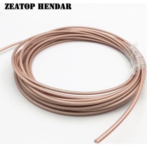 1Pcs 10M RG179 RF Coaxial Cable Connector Antenna 75 ohm M17/94 RG-179 Coax Shielded Pigtail Wires