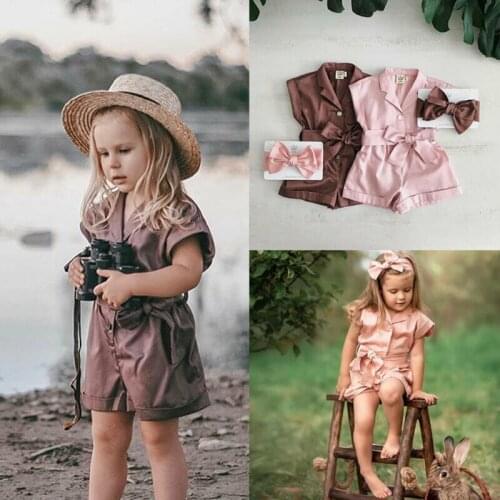 Infant Baby Girl Waist Sleeveless Jumpsuit Clothes Top Children Autumn Winter New Fashion Clothing
