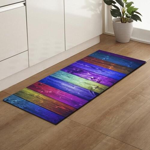 60*180cm living room mat Multicolor Print Bedroom Decor Carpet Dining Room Carpet large Area Rug for kitchen Floor Mat teppiche