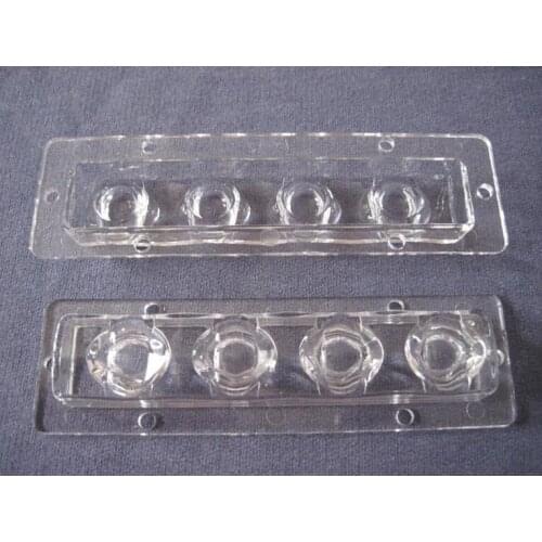 #LDI-106 High quality Led lens 4W, Street Light lens, Lens Size: 106X30.5mm, Angle: 30, Clean Surface, PMMA Materials