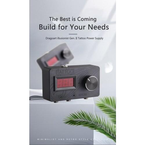 New Arrival Dragoart Illusionist Gen. II Tattoo Power Supply