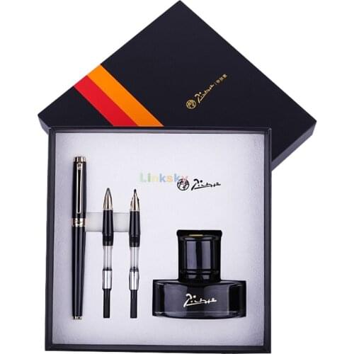 Picasso Pimio Multi Nib Pen T719 Fountain Pen,0.38mm+0.5mm Double pen head, Gift Box Set , for Professional, Executive, Office
