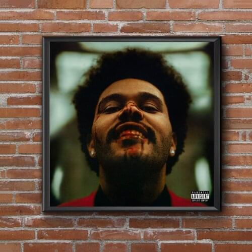 The Weeknd - After Hours Music Album Cover Poster Music Singer Star Canvas Poster Wall Painting Home Decoration ( No Frame )