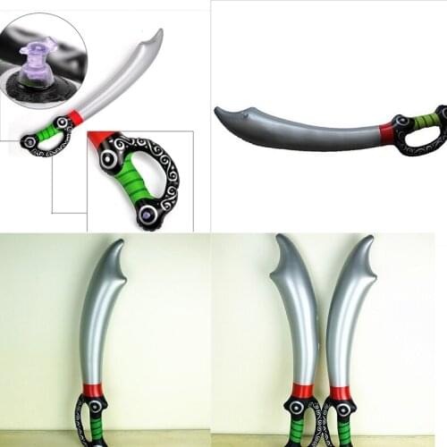 Sword Stage Props Inflated PVC Outdoor Fun Game Playing Inflatable Pirate Toy Birthday Party Favors Children Cosplay Toys