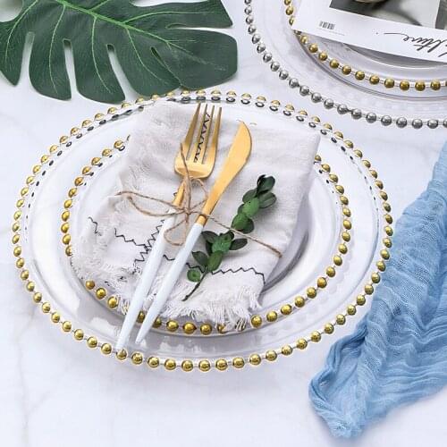 33cm Glass Salad Plate Kitchen Plate Burdock Fruit 10 Inches Vegetablebig Plate Suitable Home Hotel Restaurant Use Kitchenware