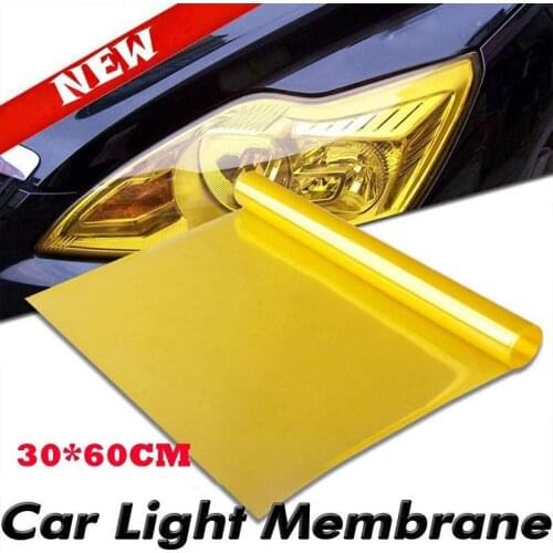 30x60cm Auto Car Light Headlight Taillight Tint Vinyl Film Sticker Easy Stick Motorcycle Whole Car Decoration 4 Colors