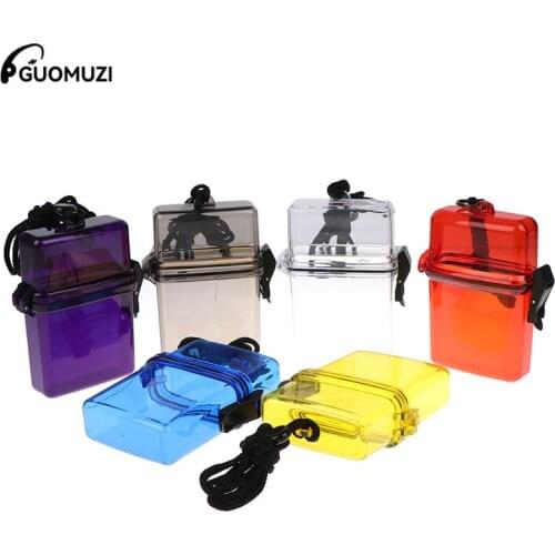 Scuba Diving Kayaking Waterproof Dry Box Gear Accessories Container Case & Rope Clip For Money ID Cards Keys