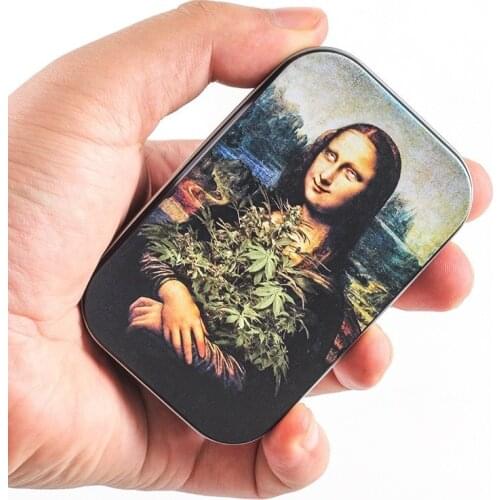 1pcs Fashion Tin Storage Box Tobacco Box humidor rolling paper box Cigarette Case Box Holder