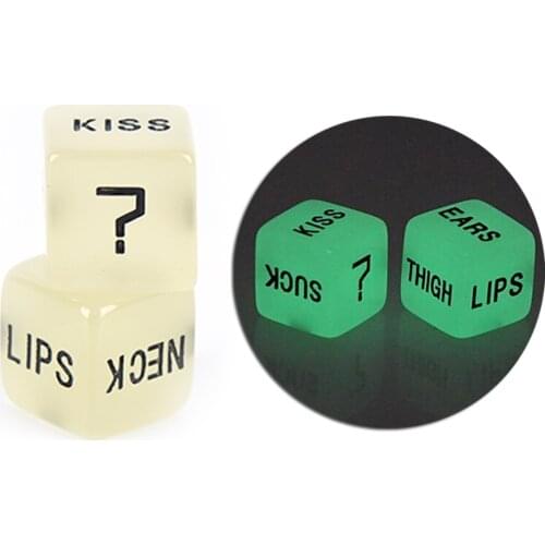 2pcs Outdoor Game Natural Oplite Dice Gem Stone Loose Bead Dice 16mm Sex Dice Set Board Game Sexy Love Toy for Couple Game Gift