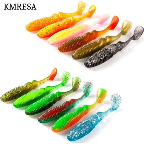 4pcs/lot 9.5cm/8.5g soft lures Easy Shiner Soft Wobblers Fishing Lure Silicone Double Swimbaits isca Artificial Carp Fishing