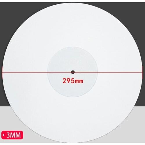 12 Inch 3MM Acrylic Record Pad Anti-static LP Vinyl Mat Slipmat for Turntable Phonograph Accessories High Quality
