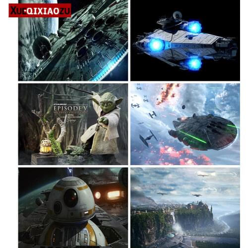 5D Diamond Embroidery Paintings Disney Full Square/Round Cartoon Baby Yoda Cross Stitch Kit Mosaic Home Decoration Festival Gift