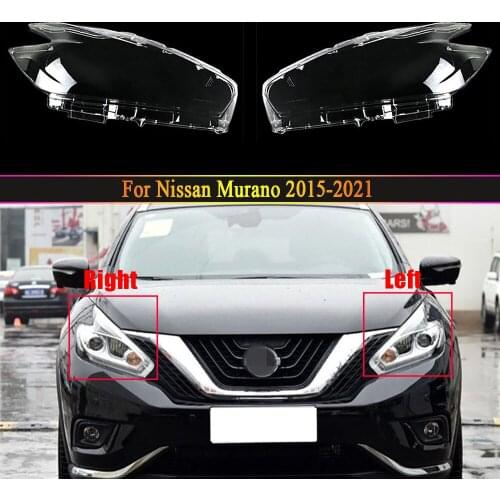 Car Headlamp Lens For Nissan Murano 2015 2016 2017 2018 2019 2020 2021 Headlight Cover Car Replacement Auto Shell