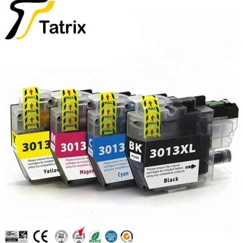 Tatrix LC3013 LC3013XL LC3011 4Color Compatible Printer Ink Cartridge for Brother MFC-J497DW MFC-J690DW printer