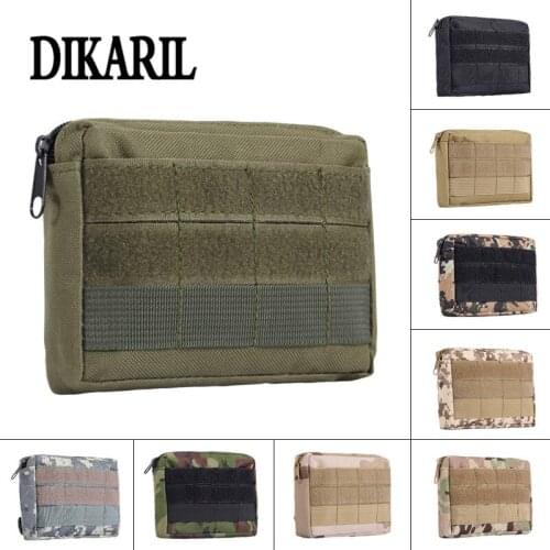 Dikaril Tactical Molle Pouch Outdoor Sport Bag Military Waist Pack Bag Small Pocket Military Running Pouch Travel Camping Bags
