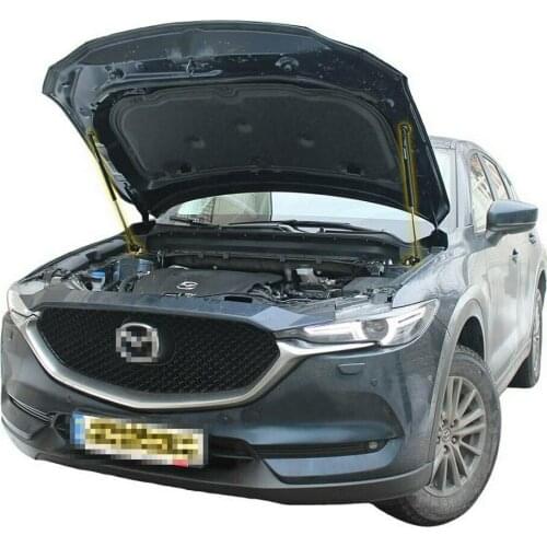 For Mazda CX-5 CX5 II 2017-2020 Front Bonnet Hood Modify Gas Struts Carbon Fiber Spring Damper Lift Support Absorber