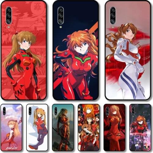 EVA girl Phone Case For Samsung Galaxy A71 50 51 52 52 42 32 21 20 12 11 10 02 01 UW 5G S Black Shell Art Cell Cover
