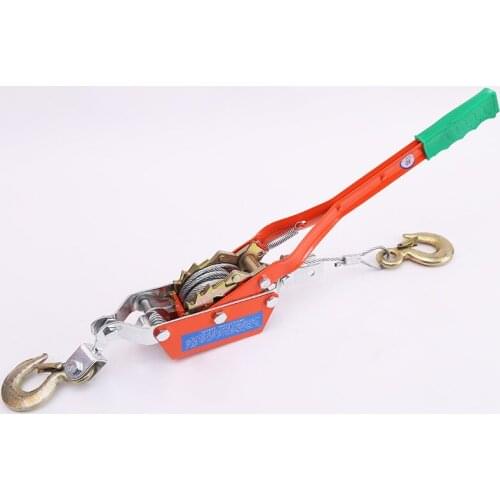 1 pc wire rope tightener tool for Power system towing wires, manual lifting of heavy loads Double hook tensioner 1t-2t