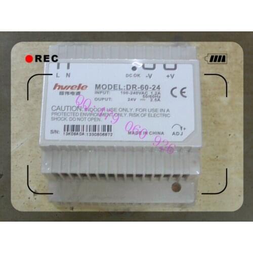 [JIYUAN] Heng Wei guide rail switching power supply 24V2.5A DR-60-24 60W
