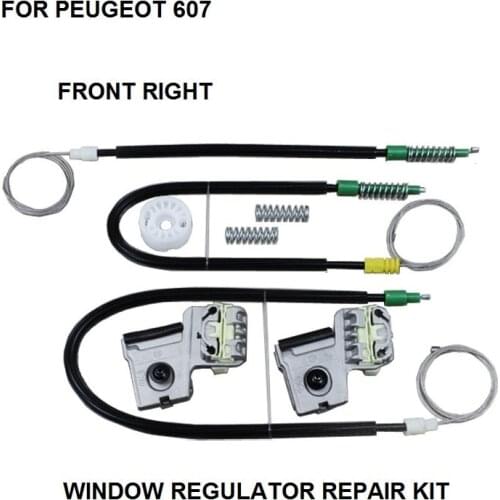 ELECTRIC CAR WINDOW KIT FOR PEUGEOT 607 ELECTRIC WINDOW REGULATOR FRONT-RIGHT 2000-2010