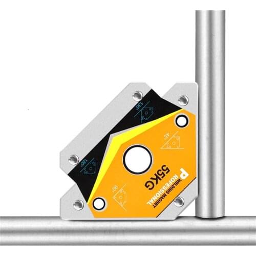 2PCS 55KG Magnetic Welding Holders Multi-angle Solder Arrow Magnet Weld Fixer Positioner Auxiliary Locator Tools 121LBS