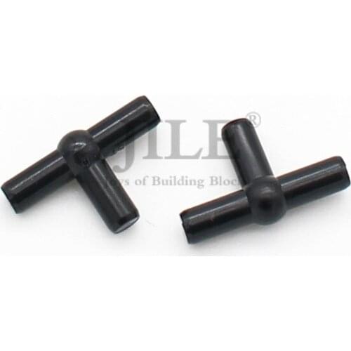 Moc Building Blocks Pneumatic T Piece Second Version T Bar with Ball in Center 4697b DIY Bricks Compatible Assembles Particles