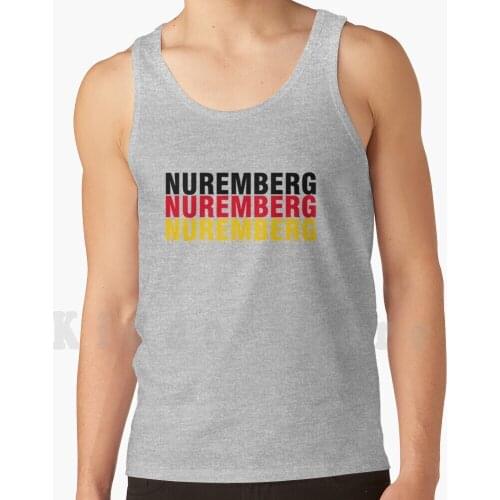 Nuremberg-Germany Flag Tank Tops Vest 100% Cotton Nuremberg Bavaria Germany Nuremberg Stadt Nurnberg Nuernberg