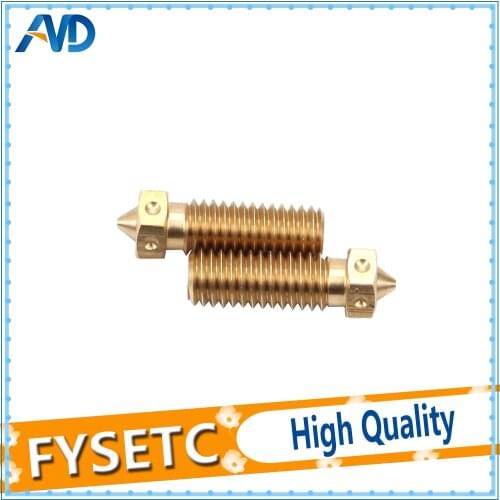 2pcs Top Quality V6 Volcano Nozzle For 3D Printers Hotend Volcano Upgrade Kit For E3D Volcano Hotend 1.75mm Filament