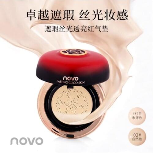 Novo Condensed Palace Air Cushion Cream Liquid Foundation Long-lasting Concealer Nourishing Moisturizing Isolation BB CreamT1305