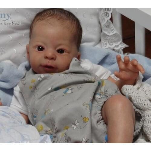 NPK 18inch Anthony Reborn Vinyl Doll Kit Unfinished Doll Parts Soft Touch