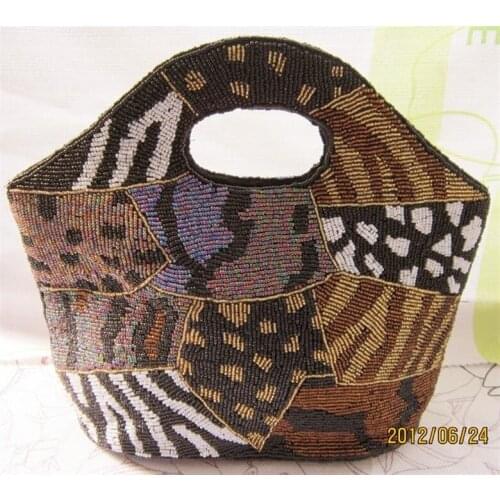 Pakistan National Customs 2012 Handmade Beaded Handbag beaded bag ladies hand handle bag