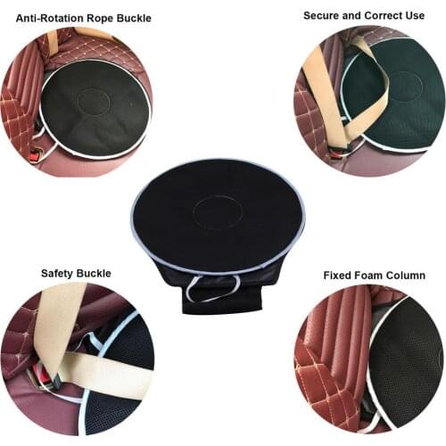 360 Degree Rotation Seat Cushion Car Rotation Cushion Mobility Child Seat Cushion Mobility Aid Chair Seat Revolving Cushion Swiv