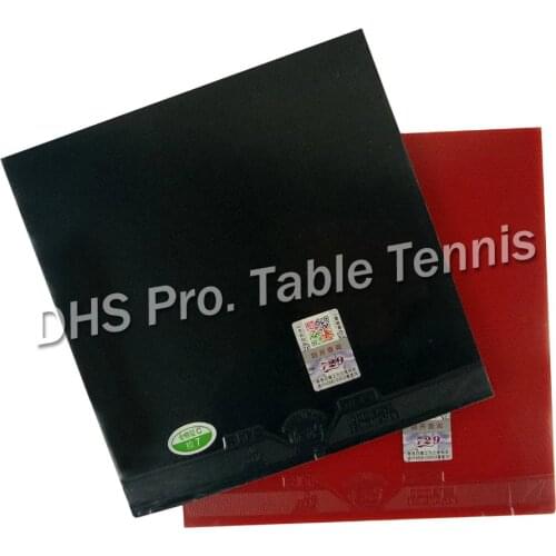 2 pieces of RITC 729 Friendship General A Pair Rubber 1 Red and 1 Black pips-in table tennis pingpong rubber with sponge 2.2mm
