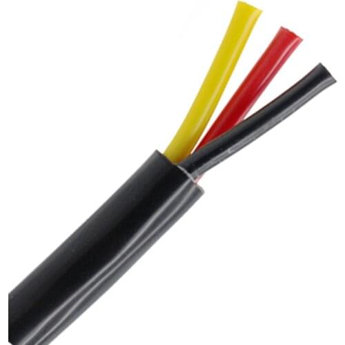 YGC silicone rubber cable high temperature cable Sheathing Wire 3 core Waterproof Oil resistant 4 / 6 Square -60- +300