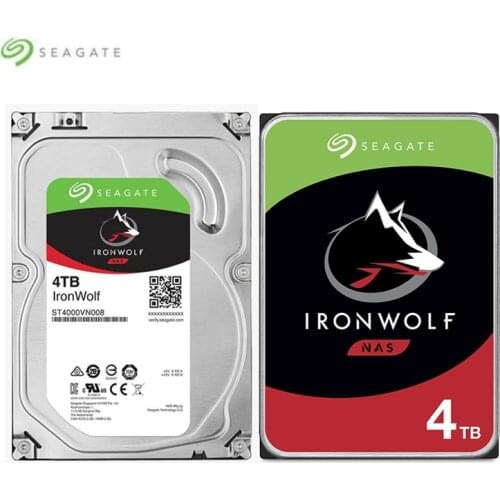 Seagate IronWolf 2TB 4TB NAS Internal Hard Drive HDD 3.5 Inch SATA 6Gb/s 5900 RPM 64MB Cache for RAID Network Attached Storage