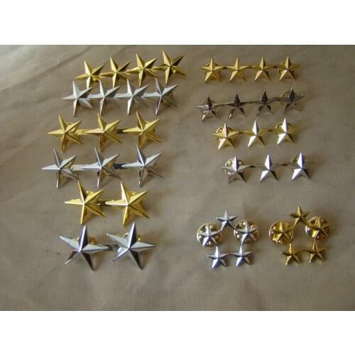 WW2 US AIR GENERAL OFFICER STARS RANK BADGE PIN MILITARY INSIGNIA Military PIN