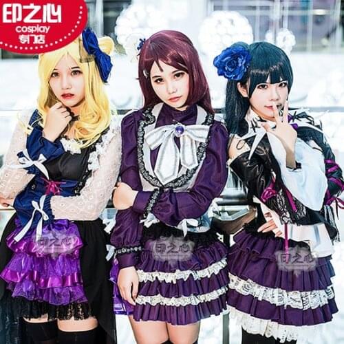 Love live Sunshine Aqours Guilty Kiss Ohara Mari Yoshiko Sakurauchi Riko Rock concert cosplay costume female dress Christmas