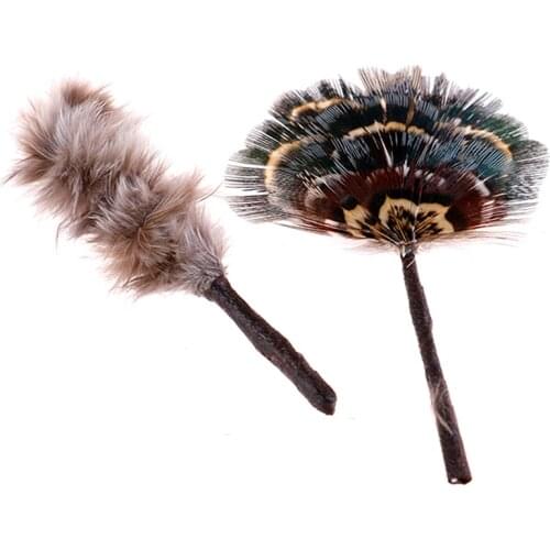1:12 Miniature Lady Feather Fan Dolls' Accessories Dollhouse Furniture Doll Accessory